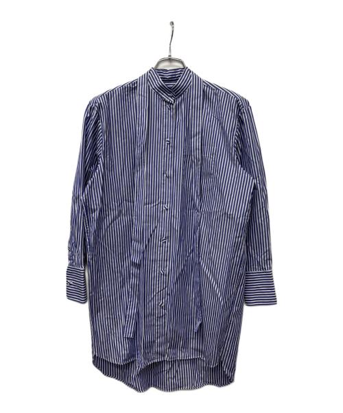 VALENTINO（ヴァレンティノ）VALENTINO (ヴァレンティノ) 長袖シャツ ブルー×ホワイト サイズ:３６の古着・服飾アイテム