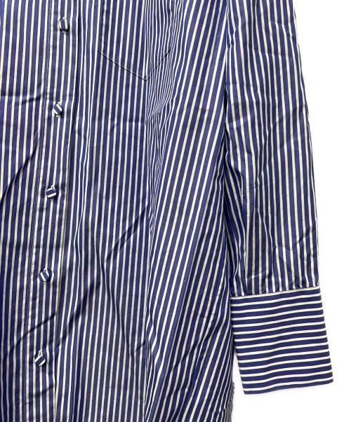 VALENTINO（ヴァレンティノ）VALENTINO (ヴァレンティノ) 長袖シャツ ブルー×ホワイト サイズ:３６の古着・服飾アイテム