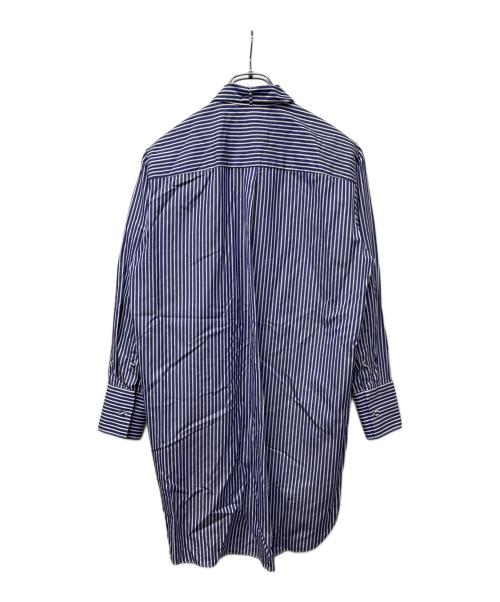 VALENTINO（ヴァレンティノ）VALENTINO (ヴァレンティノ) 長袖シャツ ブルー×ホワイト サイズ:３６の古着・服飾アイテム