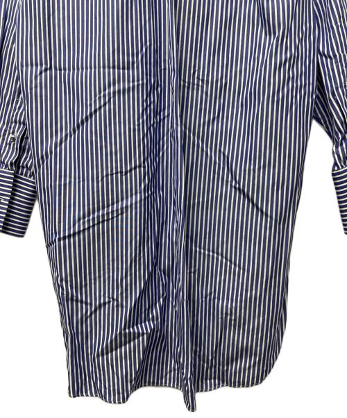 VALENTINO（ヴァレンティノ）VALENTINO (ヴァレンティノ) 長袖シャツ ブルー×ホワイト サイズ:３６の古着・服飾アイテム