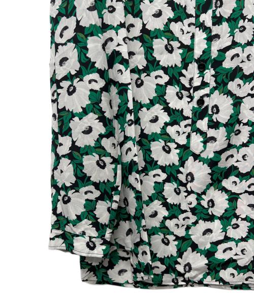 STELLA McCARTNEY（ステラマッカートニー）STELLA McCARTNEY (ステラマッカートニー) 長袖ブラウス グリーン×ホワイト サイズ:３６の古着・服飾アイテム