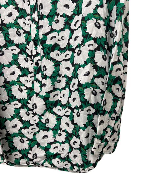 STELLA McCARTNEY（ステラマッカートニー）STELLA McCARTNEY (ステラマッカートニー) 長袖ブラウス グリーン×ホワイト サイズ:３６の古着・服飾アイテム