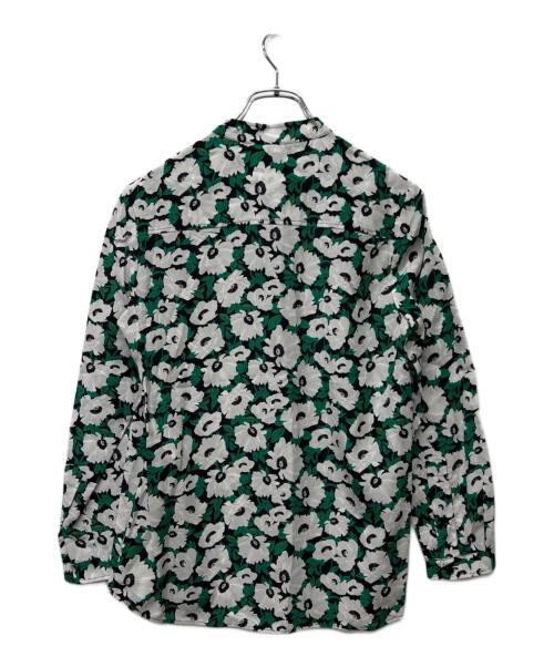 STELLA McCARTNEY（ステラマッカートニー）STELLA McCARTNEY (ステラマッカートニー) 長袖ブラウス グリーン×ホワイト サイズ:３６の古着・服飾アイテム