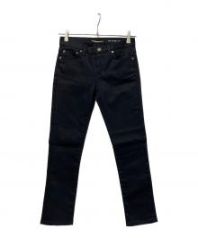 Saint Laurent Paris（サンローランパリ）の古着「デニムパンツ」｜ブラック