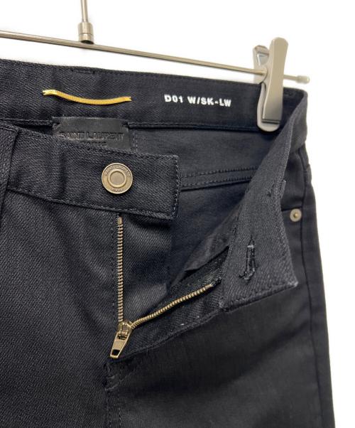 Saint Laurent Paris（サンローランパリ）Saint Laurent Paris (サンローランパリ) デニムパンツ ブラック サイズ:２４の古着・服飾アイテム