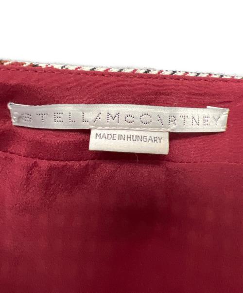 STELLA McCARTNEY（ステラマッカートニー）STELLA McCARTNEY (ステラマッカートニー) タイトスカート ベージュ×レッド サイズ:３４の古着・服飾アイテム