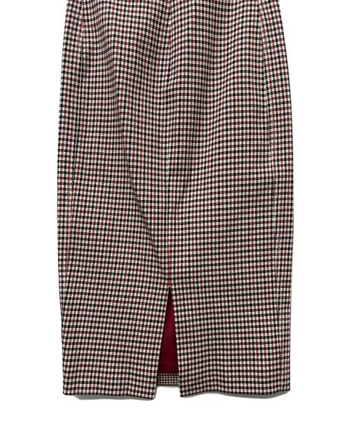 STELLA McCARTNEY（ステラマッカートニー）STELLA McCARTNEY (ステラマッカートニー) タイトスカート ベージュ×レッド サイズ:３４の古着・服飾アイテム