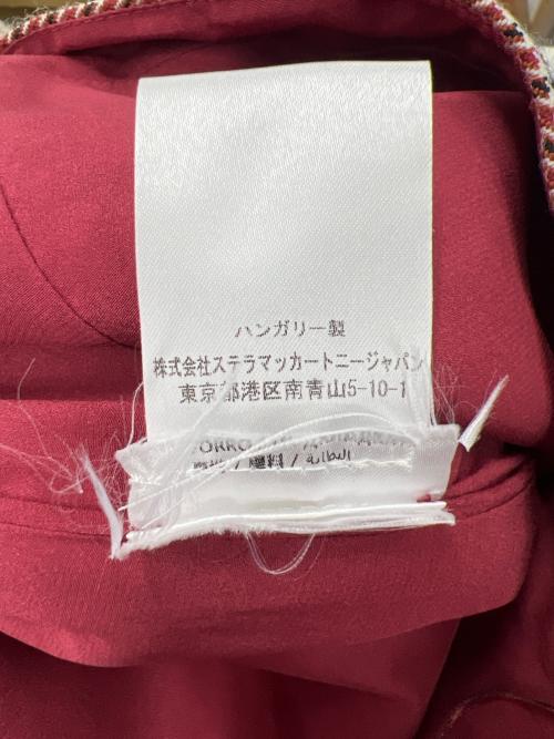 STELLA McCARTNEY（ステラマッカートニー）STELLA McCARTNEY (ステラマッカートニー) タイトスカート ベージュ×レッド サイズ:３４の古着・服飾アイテム