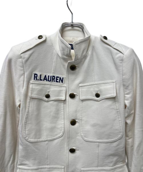 POLO RALPH LAUREN（ポロ・ラルフローレン）POLO RALPH LAUREN (ポロ・ラルフローレン) 金ボタンジャケット アイボリー サイズ:０の古着・服飾アイテム