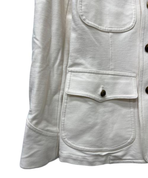 POLO RALPH LAUREN（ポロ・ラルフローレン）POLO RALPH LAUREN (ポロ・ラルフローレン) 金ボタンジャケット アイボリー サイズ:０の古着・服飾アイテム
