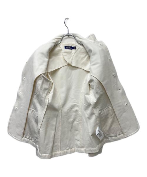 POLO RALPH LAUREN（ポロ・ラルフローレン）POLO RALPH LAUREN (ポロ・ラルフローレン) 金ボタンジャケット アイボリー サイズ:０の古着・服飾アイテム