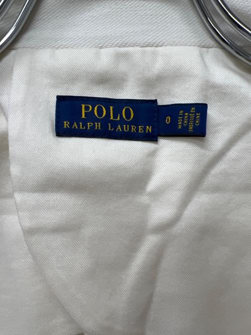 POLO RALPH LAUREN（ポロ・ラルフローレン）POLO RALPH LAUREN (ポロ・ラルフローレン) 金ボタンジャケット アイボリー サイズ:０の古着・服飾アイテム