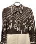 VALENTINO (ヴァレンティノ) 長袖ワンピース ブラウン×ベージュ サイズ:３６：30000円