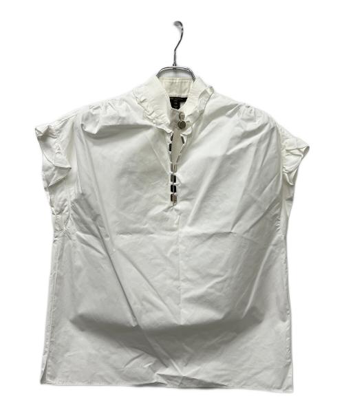LOUIS VUITTON（ルイ ヴィトン）LOUIS VUITTON (ルイ ヴィトン) ノースリーブブラウス ホワイト サイズ:３４の古着・服飾アイテム