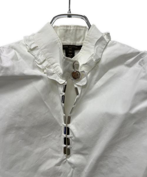LOUIS VUITTON（ルイ ヴィトン）LOUIS VUITTON (ルイ ヴィトン) ノースリーブブラウス ホワイト サイズ:３４の古着・服飾アイテム