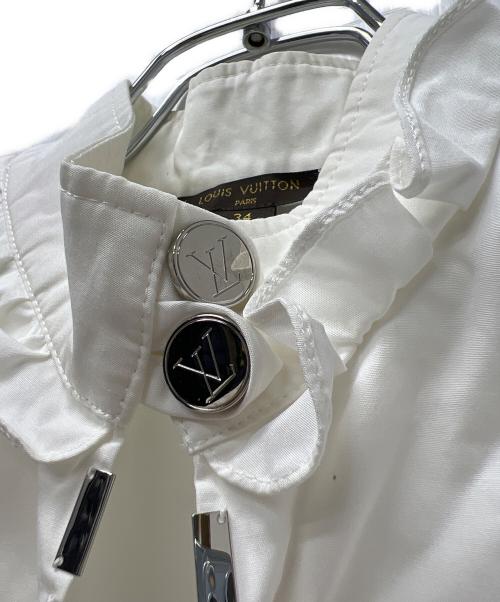 LOUIS VUITTON（ルイ ヴィトン）LOUIS VUITTON (ルイ ヴィトン) ノースリーブブラウス ホワイト サイズ:３４の古着・服飾アイテム