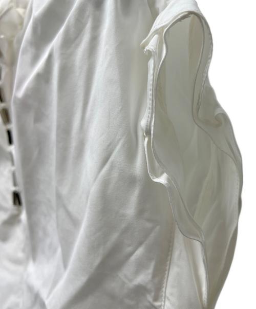 LOUIS VUITTON（ルイ ヴィトン）LOUIS VUITTON (ルイ ヴィトン) ノースリーブブラウス ホワイト サイズ:３４の古着・服飾アイテム