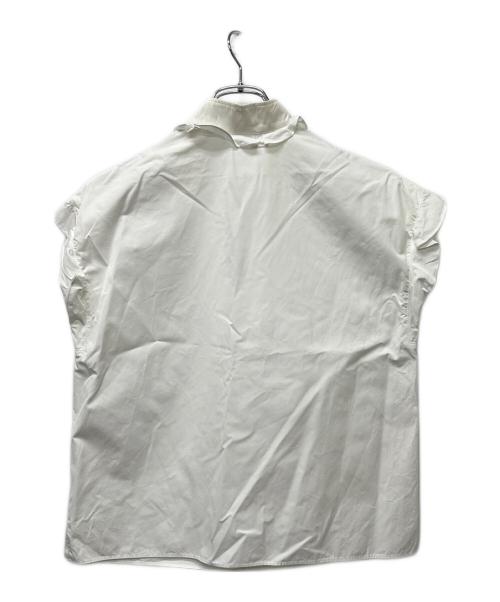 LOUIS VUITTON（ルイ ヴィトン）LOUIS VUITTON (ルイ ヴィトン) ノースリーブブラウス ホワイト サイズ:３４の古着・服飾アイテム