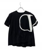 VALENTINOヴァレンティノ）の古着「ロゴチュニック」｜ブラック