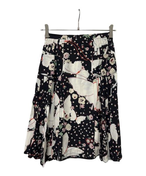 VALENTINO（ヴァレンティノ）VALENTINO (ヴァレンティノ) スカート ブラック サイズ:38の古着・服飾アイテム