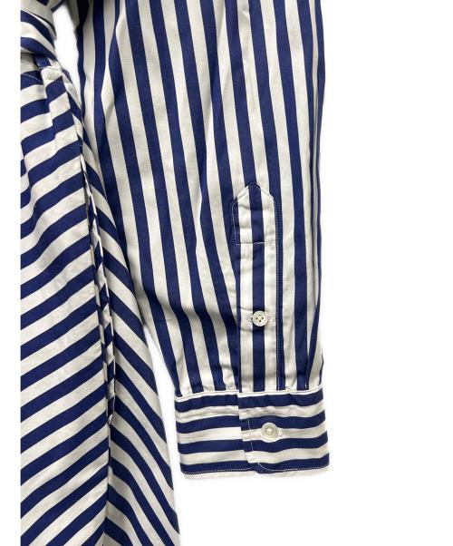 POLO RALPH LAUREN（ポロ・ラルフローレン）POLO RALPH LAUREN (ポロ・ラルフローレン) 長袖ワンピース ブルー×ホワイト サイズ:０の古着・服飾アイテム