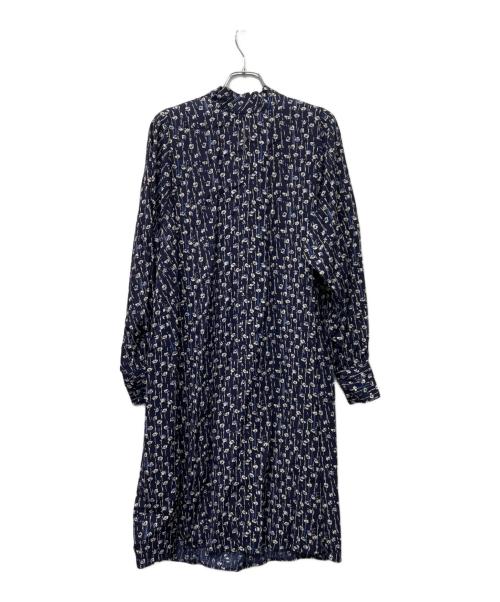 J&M DAVIDSON（ジェイ＆エム デヴィッドソン）J&M DAVIDSON (ジェイ＆エム デヴィッドソン) 長袖ワンピース ネイビー×ホワイト サイズ:６の古着・服飾アイテム