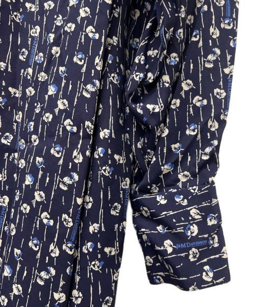 J&M DAVIDSON（ジェイ＆エム デヴィッドソン）J&M DAVIDSON (ジェイ＆エム デヴィッドソン) 長袖ワンピース ネイビー×ホワイト サイズ:６の古着・服飾アイテム