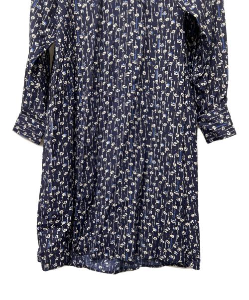 J&M DAVIDSON（ジェイ＆エム デヴィッドソン）J&M DAVIDSON (ジェイ＆エム デヴィッドソン) 長袖ワンピース ネイビー×ホワイト サイズ:６の古着・服飾アイテム