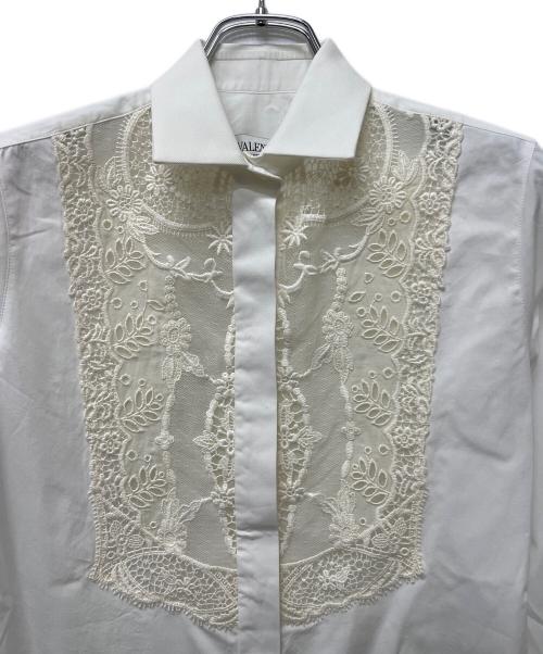 VALENTINO（ヴァレンティノ）VALENTINO (ヴァレンティノ) 長袖シャツ ホワイト サイズ:３８の古着・服飾アイテム