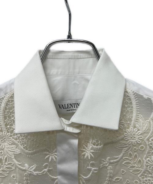 VALENTINO（ヴァレンティノ）VALENTINO (ヴァレンティノ) 長袖シャツ ホワイト サイズ:３８の古着・服飾アイテム