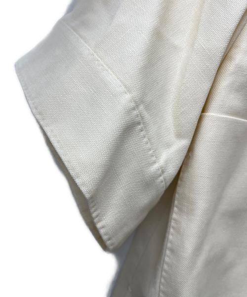 DRAWER（ドゥロワー）DRAWER (ドゥロワー) 半袖ジャケット アイボリー サイズ:３６の古着・服飾アイテム