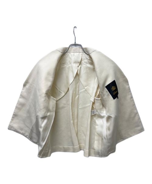 DRAWER（ドゥロワー）DRAWER (ドゥロワー) 半袖ジャケット アイボリー サイズ:３６の古着・服飾アイテム