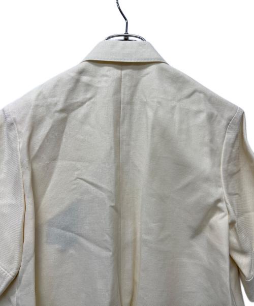 DRAWER（ドゥロワー）DRAWER (ドゥロワー) 半袖ジャケット アイボリー サイズ:３６の古着・服飾アイテム