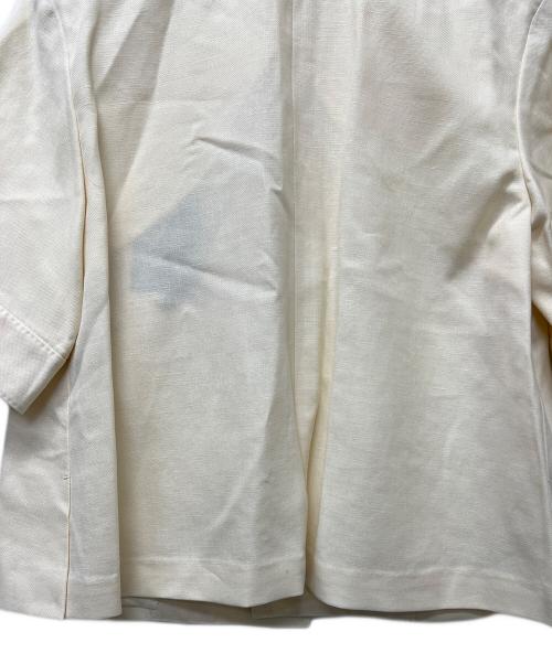 DRAWER（ドゥロワー）DRAWER (ドゥロワー) 半袖ジャケット アイボリー サイズ:３６の古着・服飾アイテム
