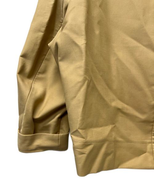 DRAWER（ドゥロワー）Drawer (ドゥロワー) ドロップショルダージャケット ベージュ サイズ:３６の古着・服飾アイテム