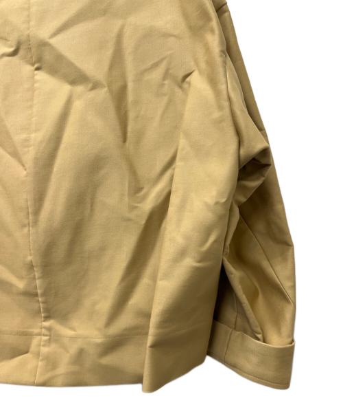 DRAWER（ドゥロワー）Drawer (ドゥロワー) ドロップショルダージャケット ベージュ サイズ:３６の古着・服飾アイテム