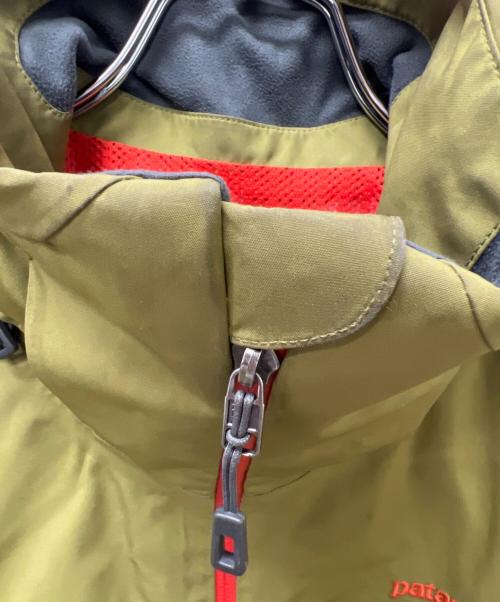 Patagonia（パタゴニア）Patagonia (パタゴニア) パウダーボウルジャケット グリーン×レッド サイズ:Ｓの古着・服飾アイテム