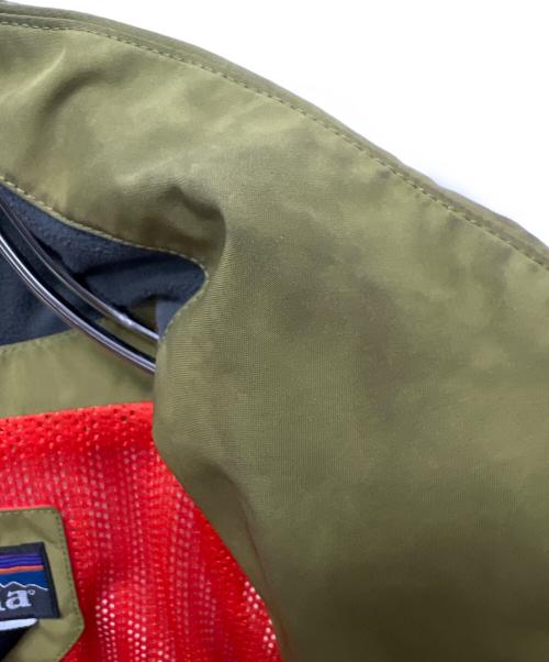 Patagonia（パタゴニア）Patagonia (パタゴニア) パウダーボウルジャケット グリーン×レッド サイズ:Ｓの古着・服飾アイテム