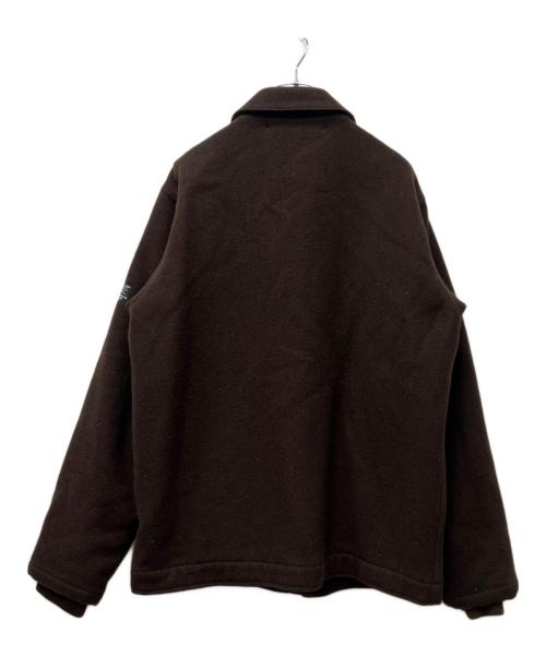 NEIGHBORHOOD（ネイバーフッド）NEIGHBORHOOD (ネイバーフッド) ウールメルトンジャケット ブラウン サイズ:ＸＬの古着・服飾アイテム