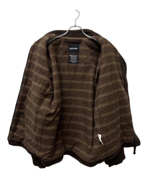 NEIGHBORHOOD（ネイバーフッド）NEIGHBORHOOD (ネイバーフッド) ウールメルトンジャケット ブラウン サイズ:ＸＬの古着・服飾アイテム
