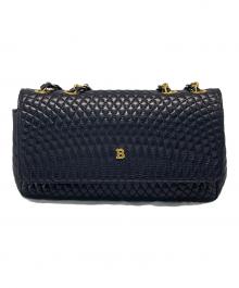 BALLY（バリー）の古着「ステッチレザーバッグ」｜ブラック