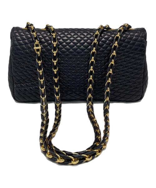 BALLY（バリー）BALLY (バリー) ステッチレザーバッグ ブラックの古着・服飾アイテム