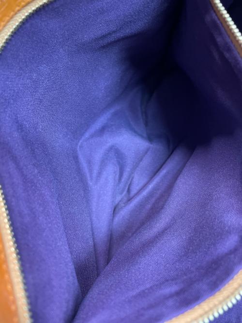 GUCCI（グッチ）GUCCI (グッチ) ハンドバッグ ブラウン×ベージュの古着・服飾アイテム