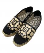 Salvatore Ferragamoサルヴァトーレ フェラガモ）の古着「エスパドリーユ」｜ブラック×ベージュ