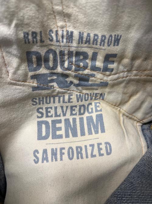 RRL（ダブルアールエル）RRL (ダブルアールエル) SLIM NARROW JEANS インディゴ サイズ:３３の古着・服飾アイテム