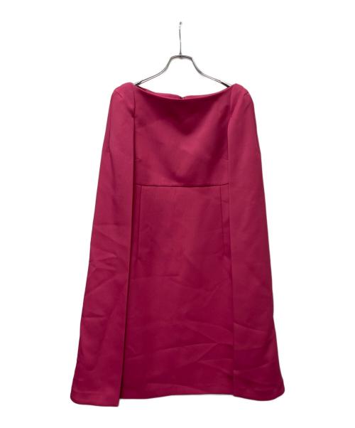 CELFORD（セルフォード）CELFORD (セルフォード) トリプルクロスケープドレスワンピース ピンク サイズ:３６の古着・服飾アイテム