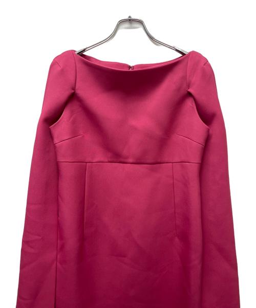 CELFORD（セルフォード）CELFORD (セルフォード) トリプルクロスケープドレスワンピース ピンク サイズ:３６の古着・服飾アイテム
