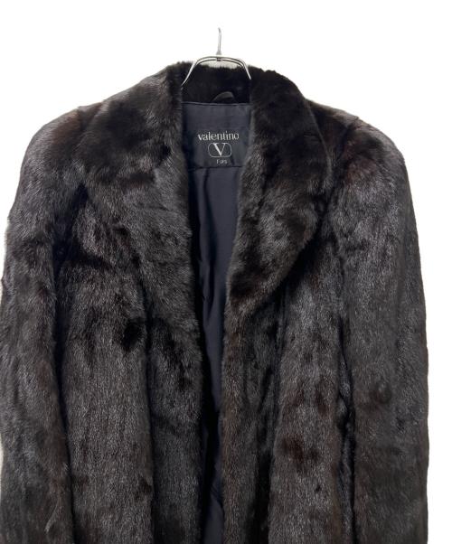 VALENTINO（ヴァレンティノ）VALENTINO (ヴァレンティノ) BLACKGLAMA (ブラックグラマ) ミンクコート ブラウン サイズ:FREEの古着・服飾アイテム