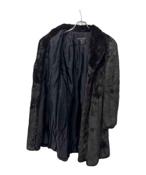 VALENTINO（ヴァレンティノ）VALENTINO (ヴァレンティノ) BLACKGLAMA (ブラックグラマ) ミンクコート ブラウン サイズ:FREEの古着・服飾アイテム