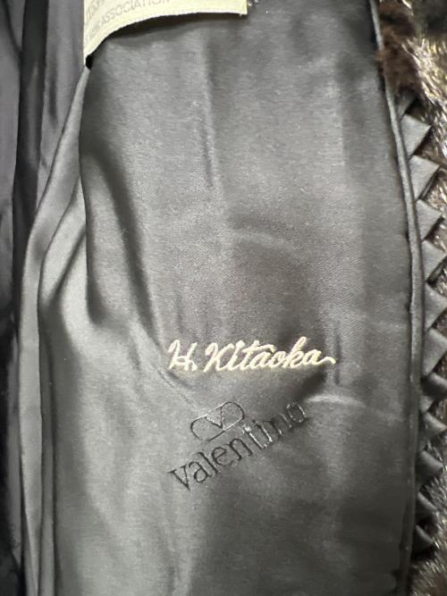 VALENTINO（ヴァレンティノ）VALENTINO (ヴァレンティノ) BLACKGLAMA (ブラックグラマ) ミンクコート ブラウン サイズ:FREEの古着・服飾アイテム